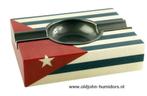 SAB43- ADORINI SIGARENASBAK CUBA TE AMO 19,5 cm!!! 1100 gr., Verzenden, Nieuw, Asbak