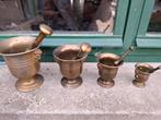 Vijzel en stamper 4 stuks, Ophalen