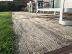Steenschotten, terras planken, houten planken, azobe, Doe-het-zelf en Bouw, Hout en Planken, Ophalen, Gebruikt, Overige houtsoorten