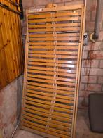 Gratis éénpersoonsbed met lattenbodem, Ophalen, Gebruikt, Eenpersoons