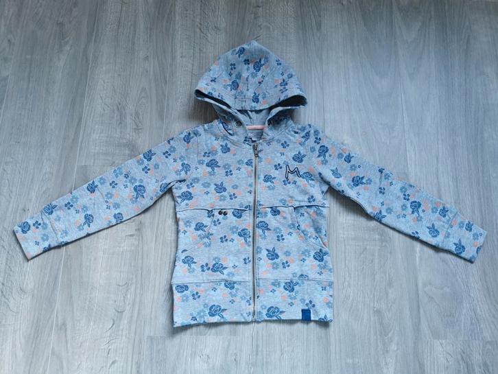 Vestje bloemen JBC - maat 128, Kinderen en Baby's, Kinderkleding | Maat 128, Gebruikt, Meisje, Trui of Vest, Ophalen of Verzenden