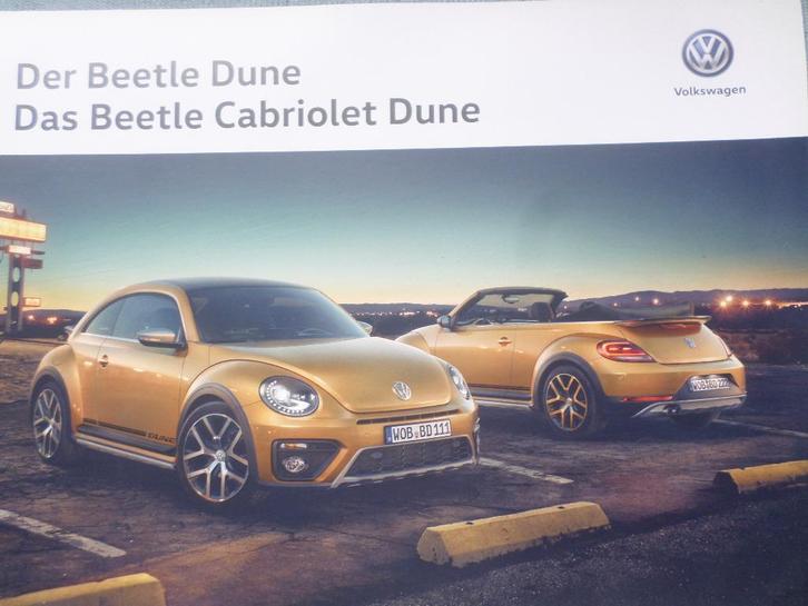 Volkswagen VW Beetle Dune & Beetle Cabrio Dune Brochure, Boeken, Auto's | Folders en Tijdschriften, Volkswagen, Ophalen of Verzenden