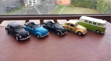 4 x Vw kever + 1 T1 busje beschikbaar voor biedingen