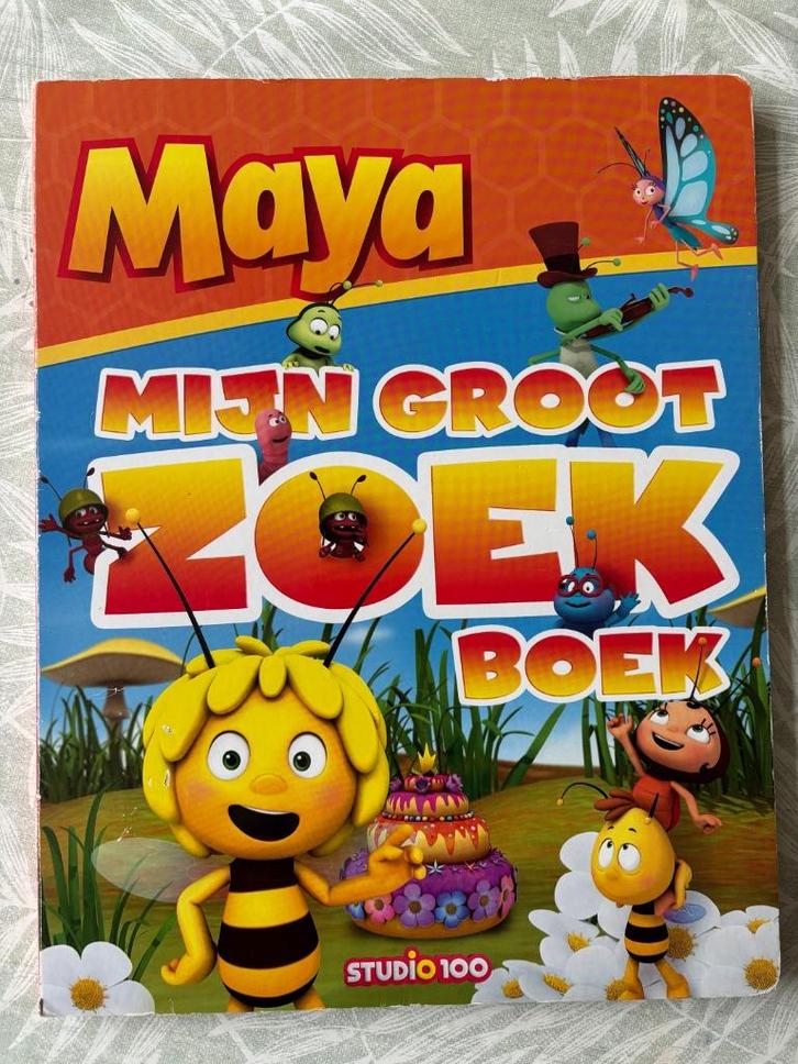 Boek Maya: groot kijk- en zoekboek, Boeken, Kinderboeken | Kleuters, Zo goed als nieuw, Ophalen of Verzenden