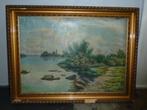 Muurschildering gesigneerd „dutron” 65cmx50cm, Ophalen of Verzenden