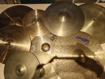  Veel cymbalen (Paiste, Zildjian, Sabian, ...)  beschikbaar voor biedingen