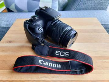 Canon EOS 1300D + 3 batterijen, Audio, Tv en Foto, 18 Megapixel, Spiegelreflex, Canon, Ophalen of Verzenden