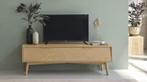 Essenhout tv meubel in nieuwe staat, Huis en Inrichting, Ophalen, Overige materialen, 100 tot 150 cm, Zo goed als nieuw