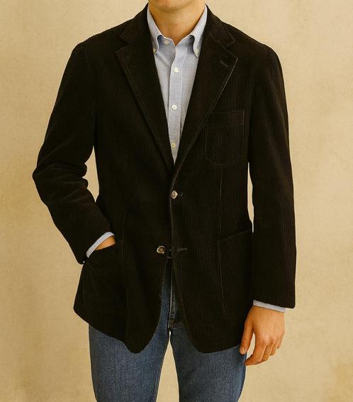 Tommy Hilfiger Corduroy Blazer, Kleding | Heren, Kostuums en vesten, Zo goed als nieuw, Maat 52/54 (L), Zwart, Ophalen of Verzenden