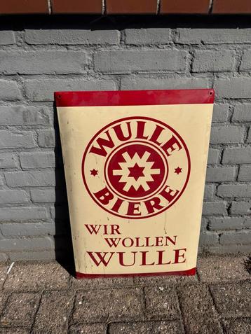 Wulle Bier emaille reclamebord beschikbaar voor biedingen