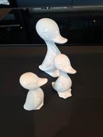 Drie witte Delftse aardewerken eenden., Ophalen of Verzenden