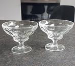 2 coupe glas  vintage, Antiek en Kunst, Ophalen of Verzenden