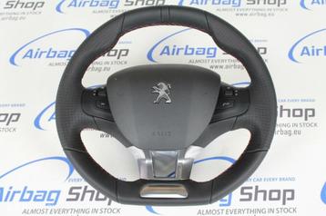 Stuur + airbag leder Peugeot 308 (2013-heden) beschikbaar voor biedingen