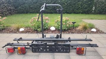Fietsendrager voor 2 fietsen, Autos : Divers, Porte-vélos, Enlèvement, 2 vélos, Utilisé, Support d'attelage