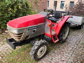 Micro tracteur Yanmar AF22 + Pelle rétro et outils, Articles professionnels, Enlèvement, Utilisé