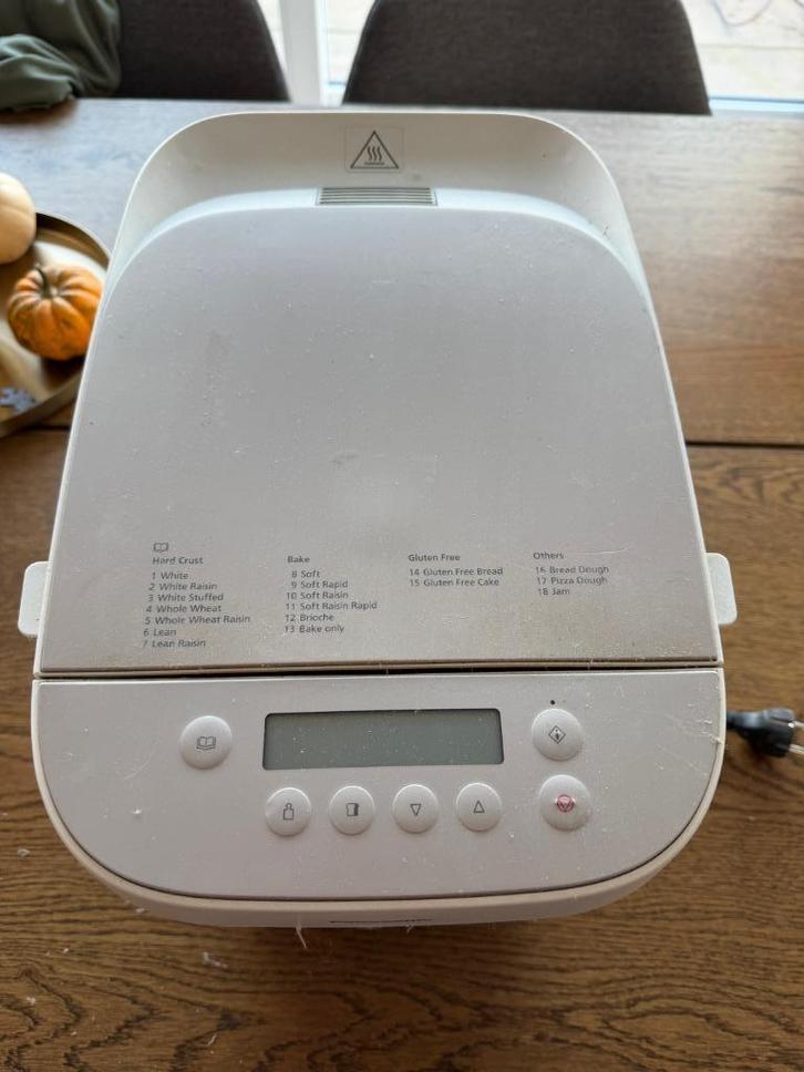 Panasonic SD-ZP2000 broodbakmachine, Elektronische apparatuur, Broodbakmachines, Gebruikt, Met timer, 400 tot 800 gram deeg, Meer dan 10 programma's