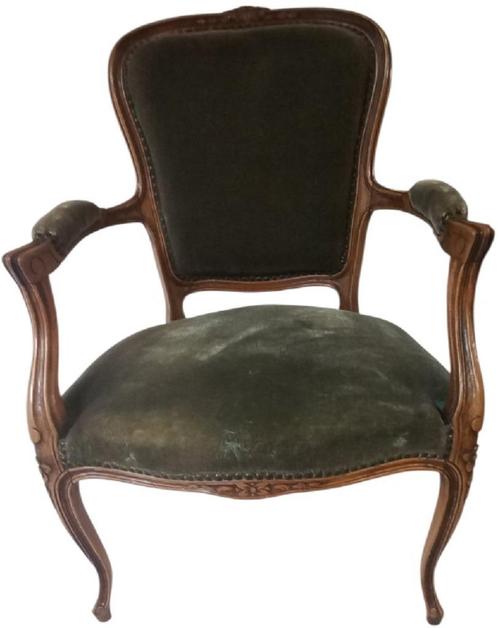 Louis Quinze armzeteltje., Antiek en Kunst, Antiek | Meubels | Stoelen en Sofa's, Ophalen