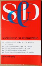 Socialisme & Democratie - januari 1969 - Maandblad P.V.D.A., Diverse auteurs, Politique, Utilisé, Enlèvement ou Envoi