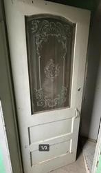 deur met geëtst glas, Porte intérieure, Verre, Enlèvement, 200 à 215 cm