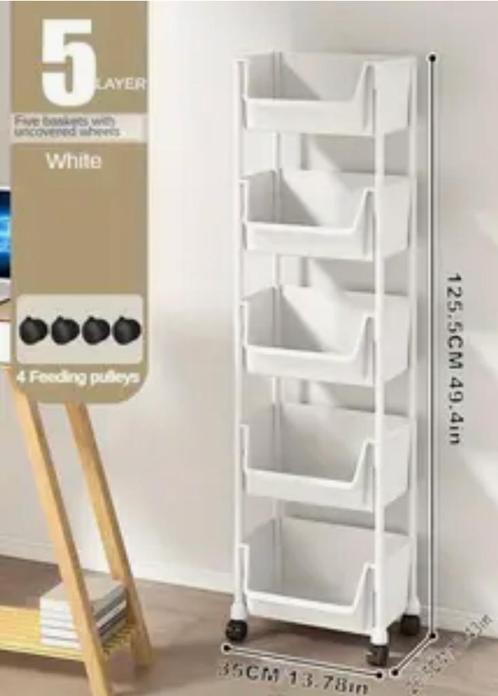 eenvoudig te monteren lichtgewicht kunststof hulprek, Huis en Inrichting, Woonaccessoires | Etagères, Nieuw, Ophalen of Verzenden