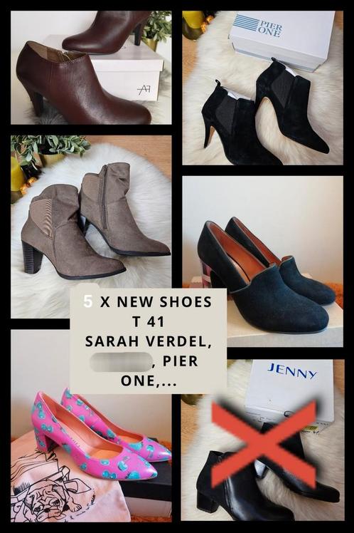 5 paires de chaussures neuves taille 41 - Sarah Verdèl, Pier, Vêtements | Femmes, Chaussures, Neuf, Escarpins, Enlèvement