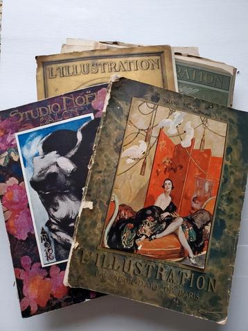 L'Illustration: 14 numéros des années 1910-20-30