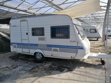 Caravan Hobby 400 Excellent met voortent, fietsrek, batterij beschikbaar voor biedingen