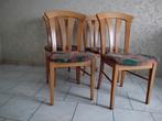 4 Degelijke eiken stoelen, Huis en Inrichting, Stoelen, Ophalen, Zo goed als nieuw