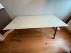Bureau IKEA galant 160x80 verre dépoli, Huis en Inrichting, Ophalen, Gebruikt, Bureau