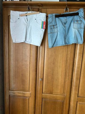 2 stuk dames rokken maat 42, Enlèvement, Comme neuf, Taille 42/44 (L)