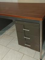 Metalen bureau, Huis en Inrichting, Bureaus, Ophalen, Gebruikt, Bureau