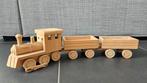Houten trein, Kinderen en Baby's, Speelgoed |Speelgoedvoertuigen, Ophalen of Verzenden, Gebruikt