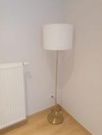 Staande lamp wit/messing Ikea, Huis en Inrichting, Ophalen, Zo goed als nieuw