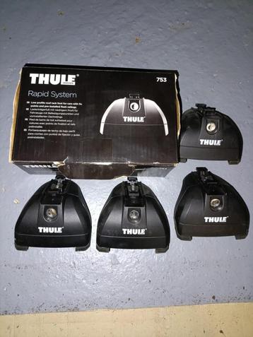 Thule 753 Voetenset - met sloten ( Opel Zafira , ... ) beschikbaar voor biedingen