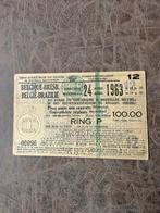 Ticket belgie-brazilie, Verzamelen, Verzenden, Zo goed als nieuw, Overige typen