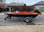 Picton sports motorboot + trailer, Watersport en Boten, Speedboten, Ophalen, Gebruikt, Minder dan 70 pk, 3 tot 6 meter
