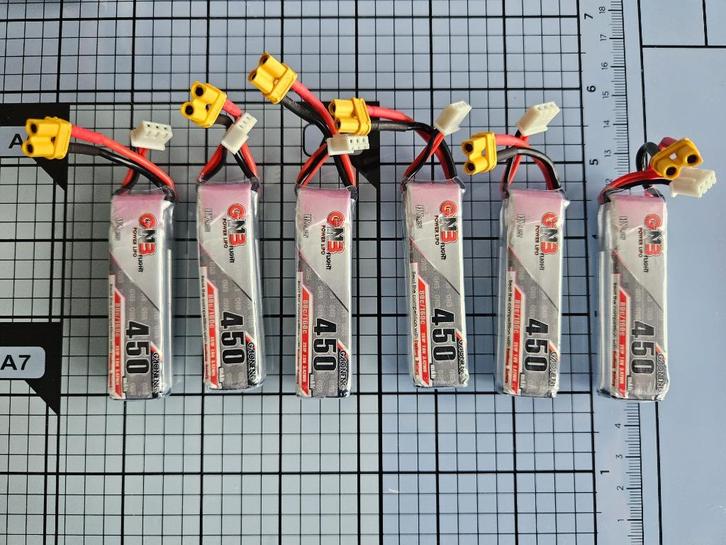 Accus Lipo GNB/Gaoneng 2s 450mah, Audio, Tv en Foto, Drones, Gebruikt, Ophalen of Verzenden
