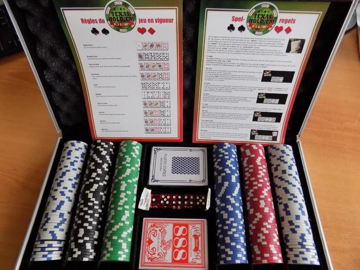 Mallette Poker, Hobby en Vrije tijd, Gezelschapsspellen | Kaartspellen, Nieuw, Ophalen