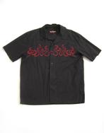 Hooligan / Rockabilly hemd / Medium, Kleding | Heren, Overhemden, Ophalen of Verzenden, Zo goed als nieuw, Zwart, Hooligan