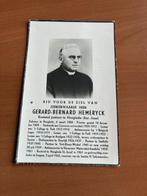 Rouwkaart pastoor A. Hemeryck  Hooglede 1884 + Izegem 1965, Carte de condoléances, Envoi