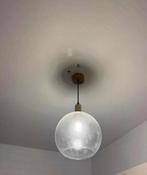 hanglamp incl lamp, Huis en Inrichting, Lampen | Hanglampen, Ophalen, Zo goed als nieuw, Glas
