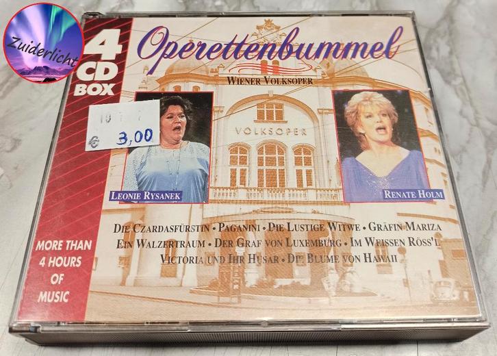 Operettenbummel - Wiener Volksoper - 4 cd-box, CD & DVD, CD | Classique, Utilisé, Opéra ou Opérette, Avec livret, Coffret, Enlèvement