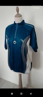 Maillot cycliste Shamp XL, bleu, gris et blanc. 🙋‍♀️ ‍, Enlèvement ou Envoi, Comme neuf, Vêtements