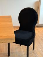 8 zwarte eetkamerstoelen, Huis en Inrichting, Stoelen, Ophalen, Zo goed als nieuw, Zwart, Hout