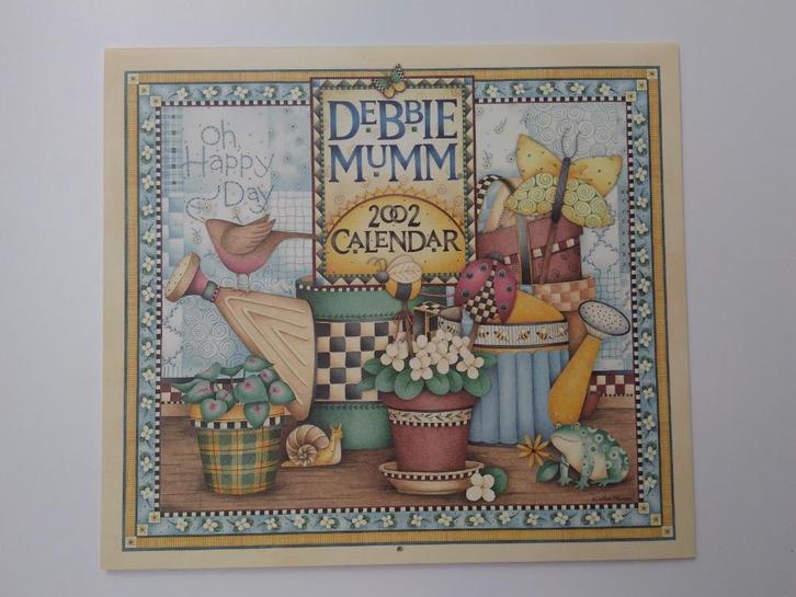 2002 Debbie Mumm calendar + hoes, Diversen, Kalenders, Nieuw, Maandkalender, Ophalen of Verzenden