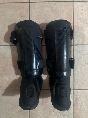 scheenbeschermers zwart booster, Enlèvement, Utilisé, Gardes de boxe
