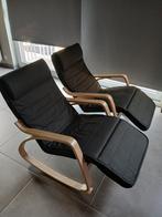 Twee relaxzetels te koop, Ophalen, Zo goed als nieuw, Hout