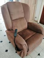 Fauteuil relax électrique VERAN, 75 à 100 cm, Tissus, Comme neuf, Enlèvement