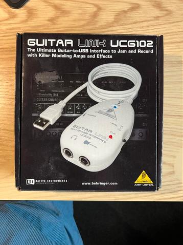 Interface guitare USB Behringer beschikbaar voor biedingen