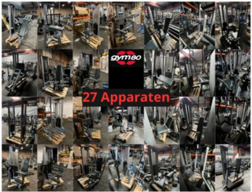 Gym80 Kracht Set | 27 Apparaten | Single Stations, Sport en Fitness, Fitnessmaterialen, Armen, Benen, Borst, Buik, Rug, Ophalen of Verzenden
